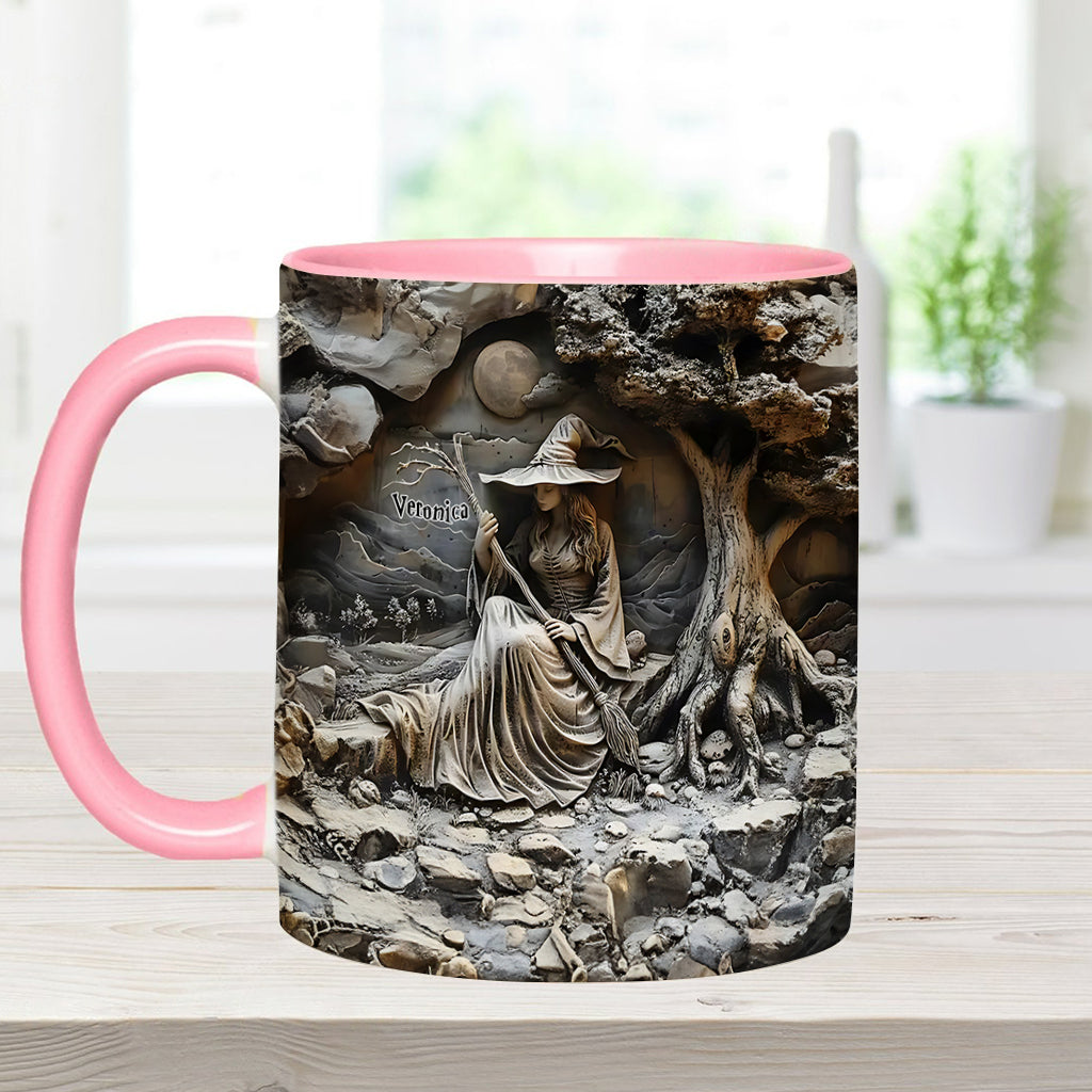 Personalized Witch Accent Mug Beautiful Witch Great Gift For Him Her - Image 12