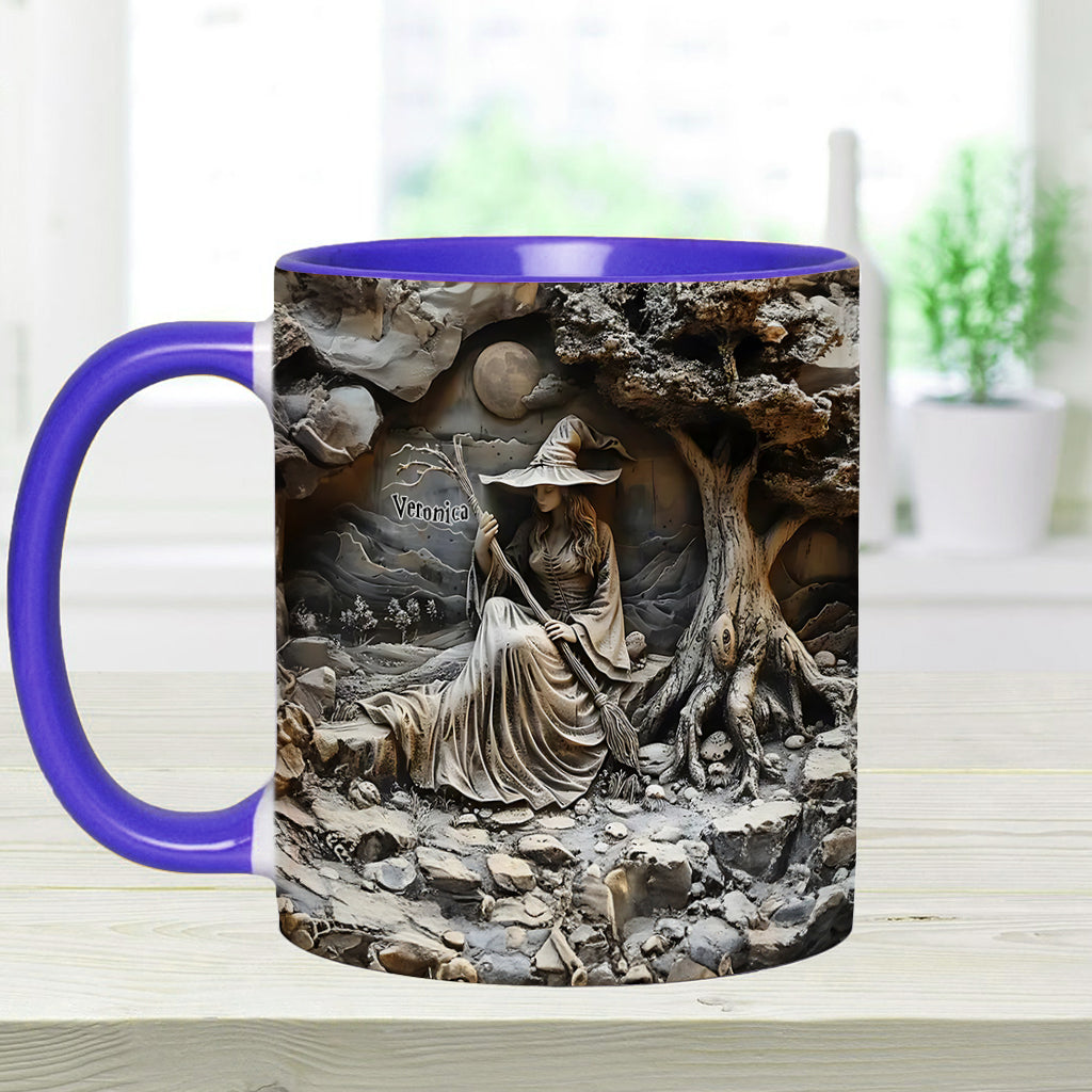 Personalized Witch Accent Mug Beautiful Witch Great Gift For Him Her - Image 14