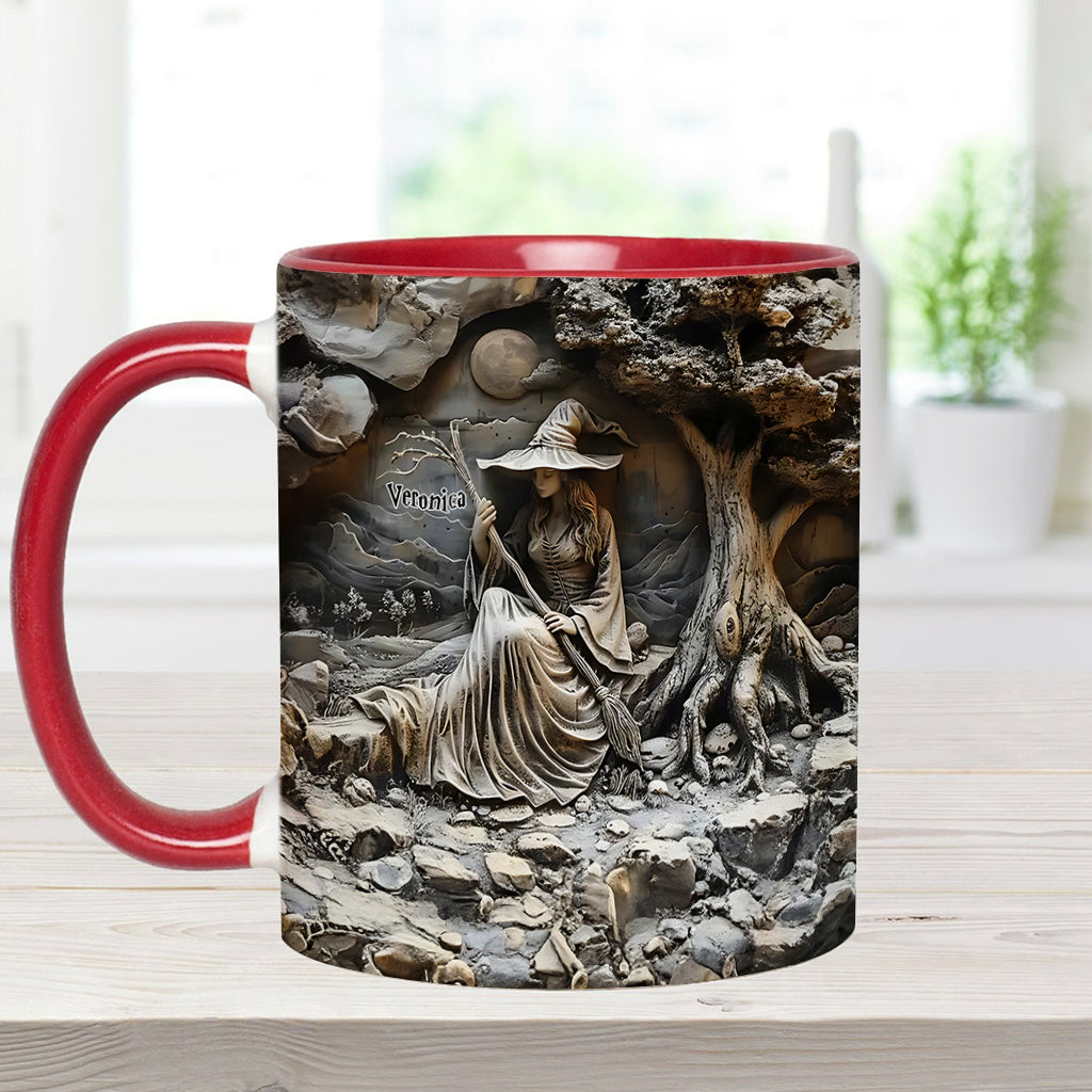 Personalized Witch Accent Mug Beautiful Witch Great Gift For Him Her - Image 7
