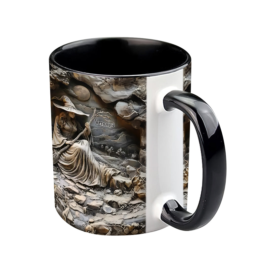Personalized Witch Accent Mug Beautiful Witch Great Gift For Him Her - Image 5