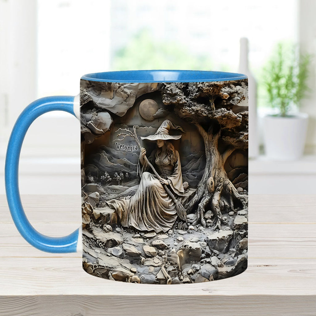 Personalized Witch Accent Mug Beautiful Witch Great Gift For Him Her - Image 9