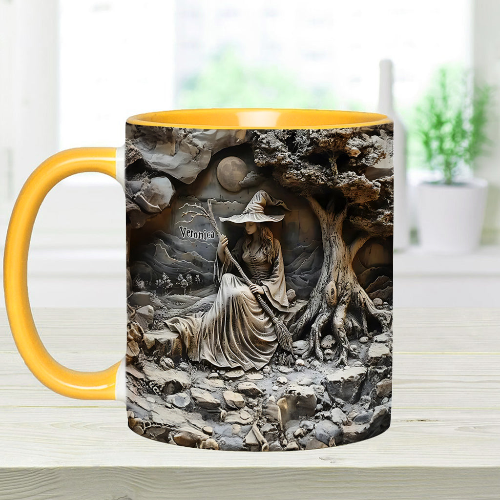 Personalized Witch Accent Mug Beautiful Witch Great Gift For Him Her - Image 13