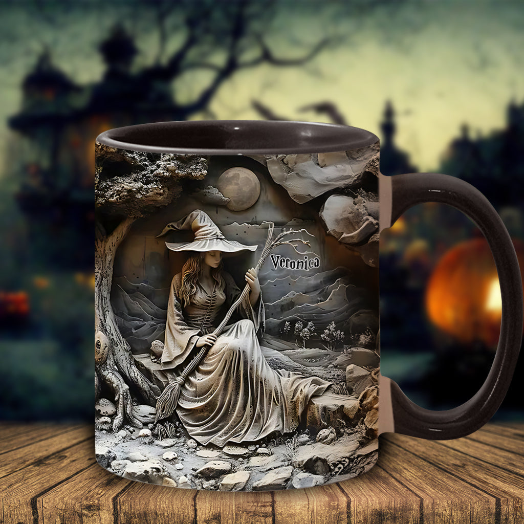 Personalized Witch Accent Mug Beautiful Witch Great Gift For Him Her