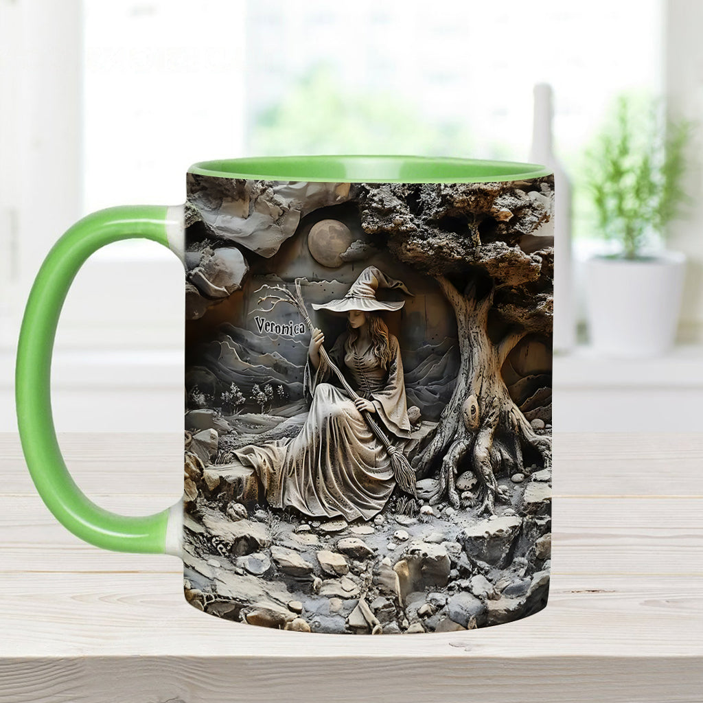 Personalized Witch Accent Mug Beautiful Witch Great Gift For Him Her - Image 8