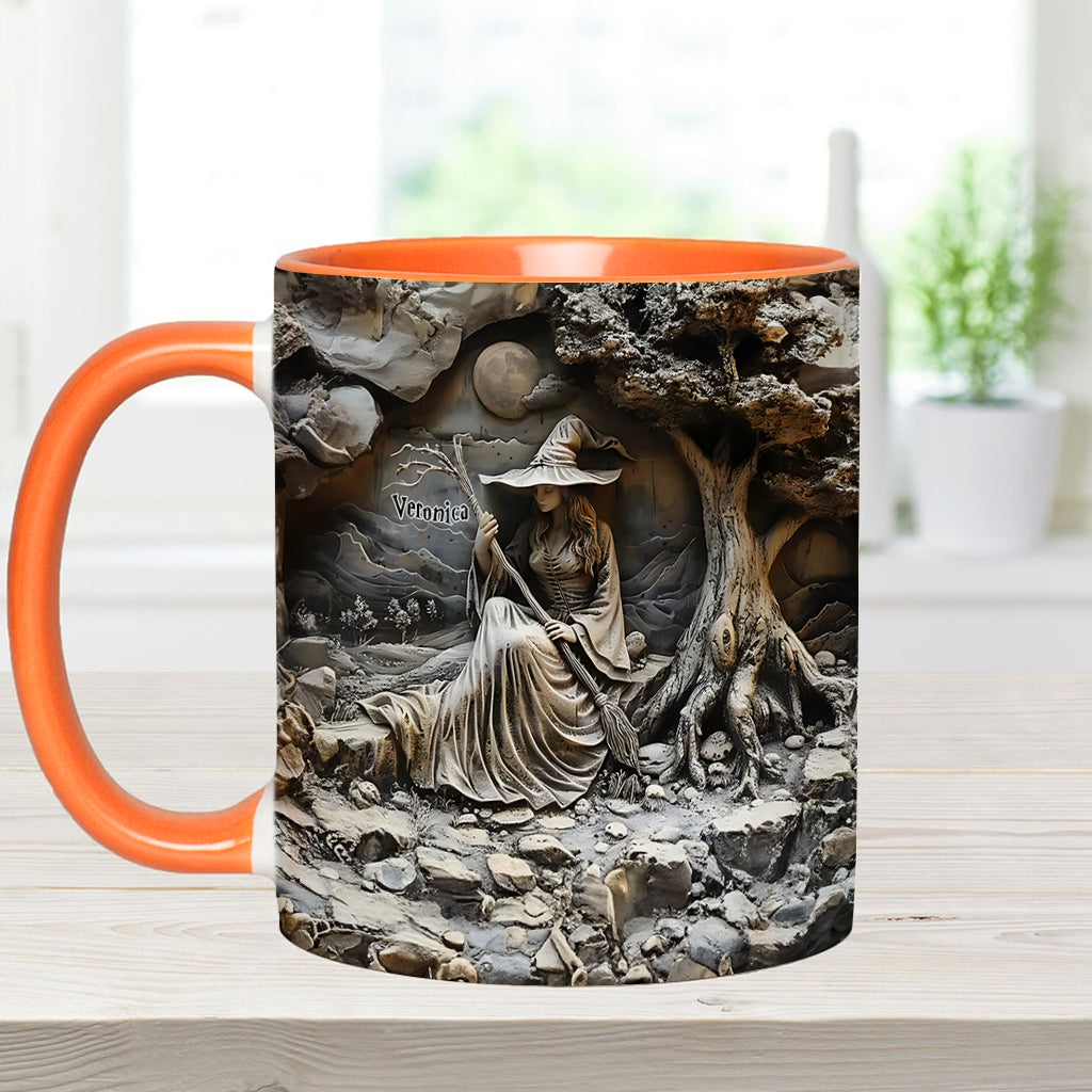 Personalized Witch Accent Mug Beautiful Witch Great Gift For Him Her - Image 11