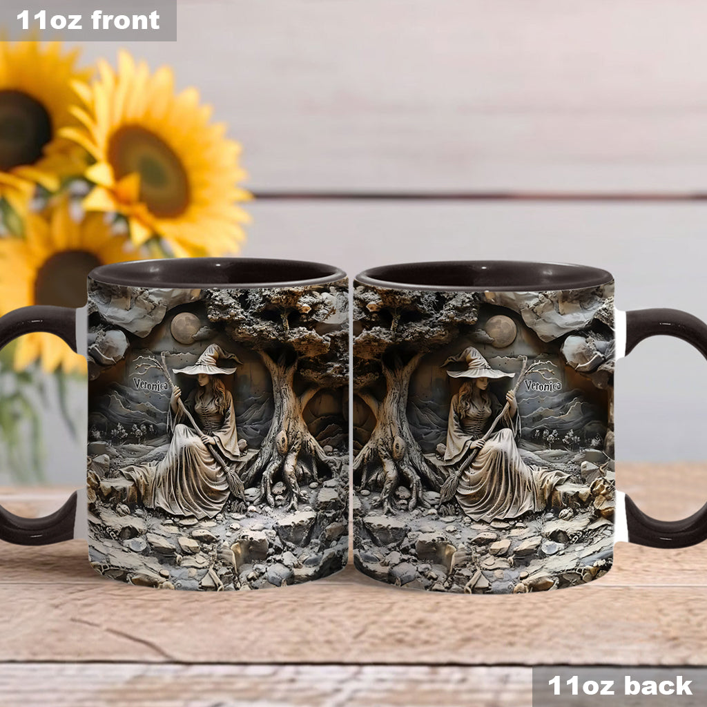 Personalized Witch Accent Mug Beautiful Witch Great Gift For Him Her - Image 3