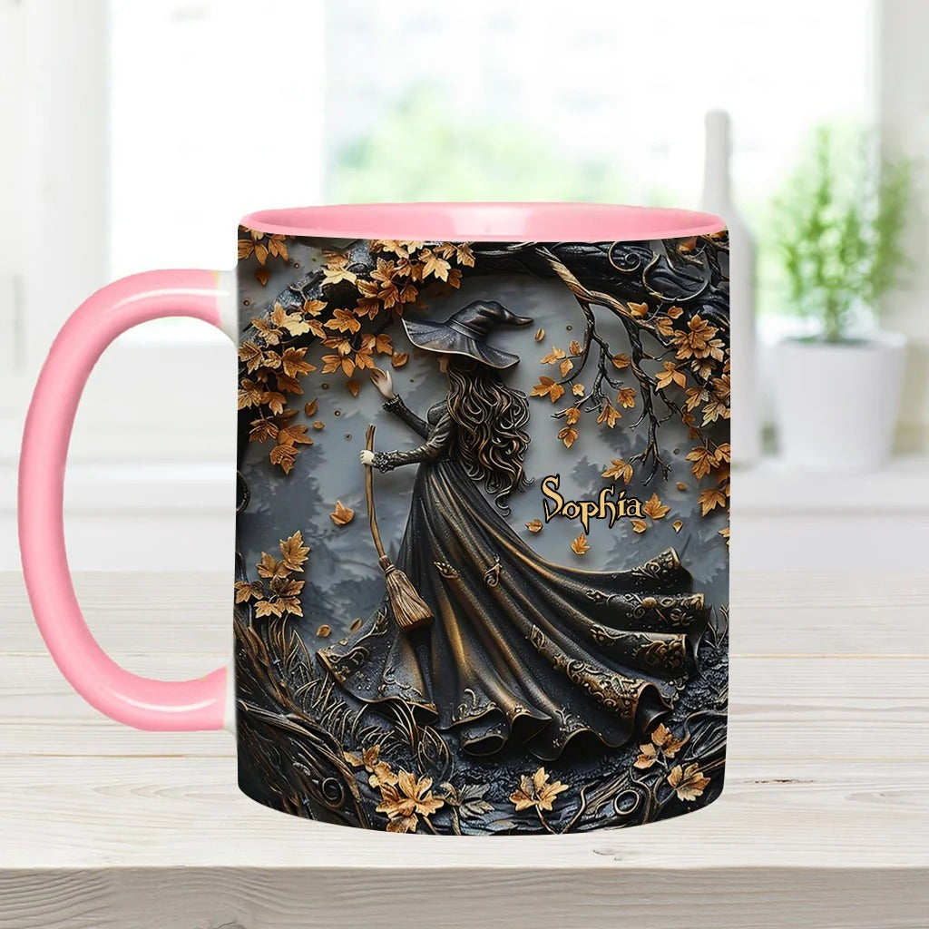 Personalized Witch Accent Mug Beautiful Witch Unique Gift For Brother - Image 5