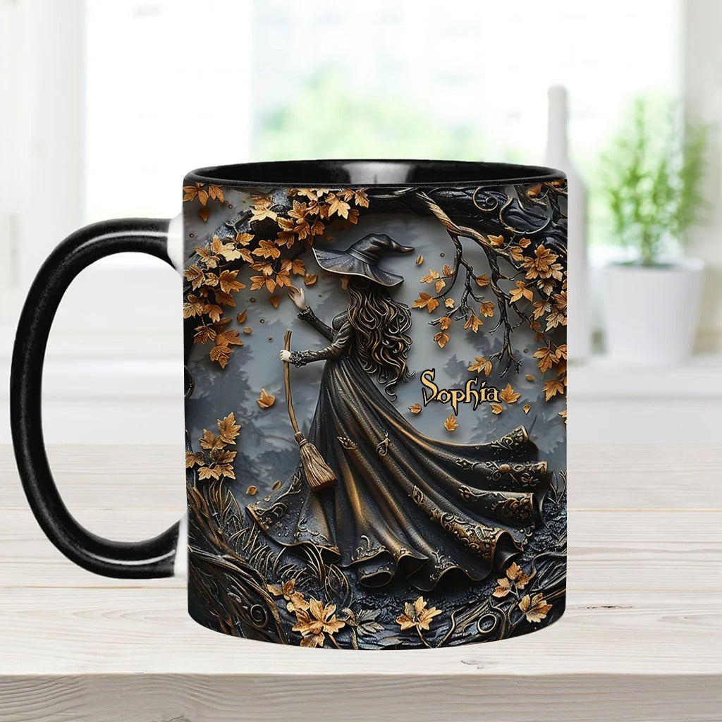 Personalized Witch Accent Mug Beautiful Witch Unique Gift For Brother - Image 4