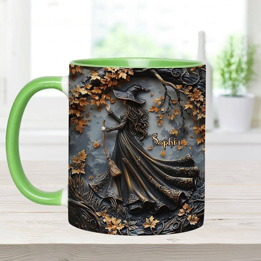 Personalized Witch Accent Mug Beautiful Witch Unique Gift For Brother - Image 6