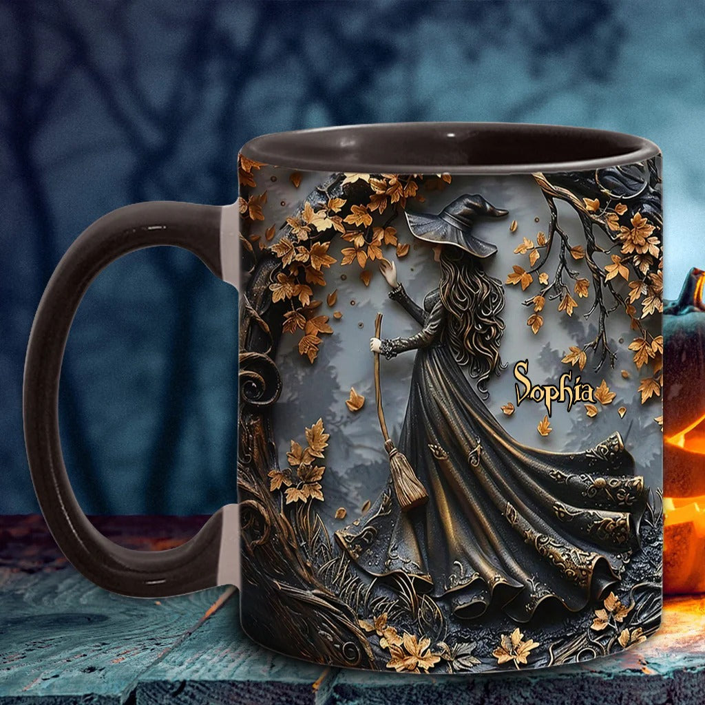 Personalized Witch Accent Mug Beautiful Witch Unique Gift For Brother