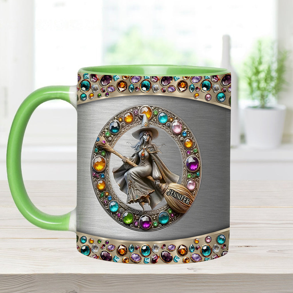 Personalized Witch Accent Mug Beautiful Witch Unique Gift For Mother - Image 8
