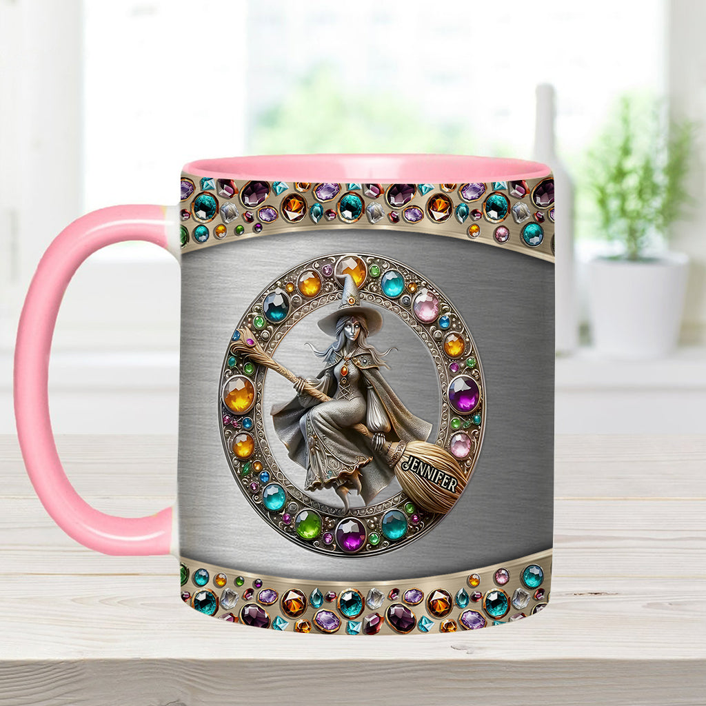 Personalized Witch Accent Mug Beautiful Witch Unique Gift For Mother - Image 12