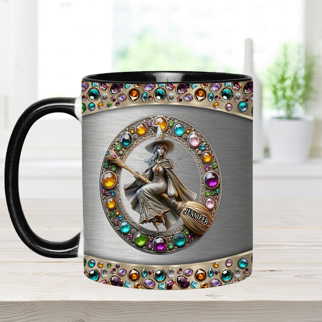Personalized Witch Accent Mug Beautiful Witch Unique Gift For Mother - Image 6