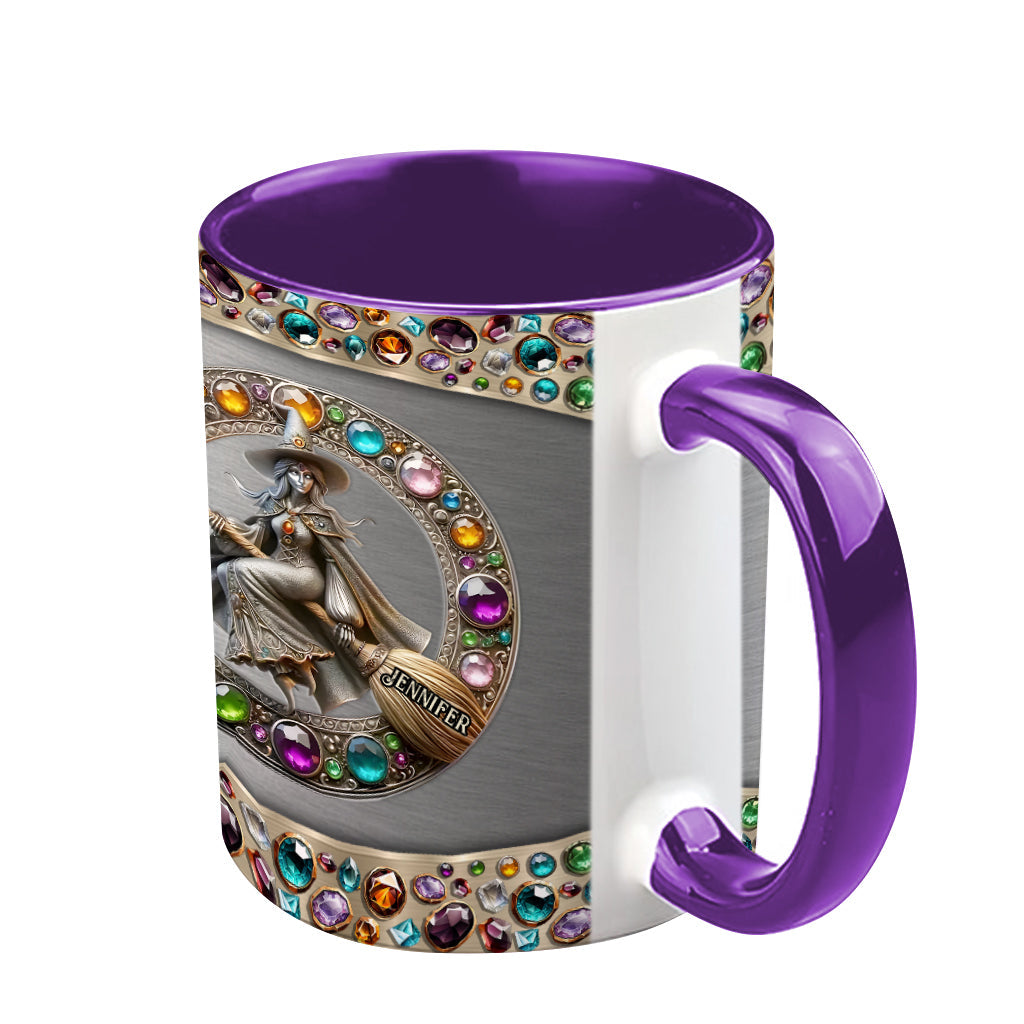 Personalized Witch Accent Mug Beautiful Witch Unique Gift For Mother - Image 5