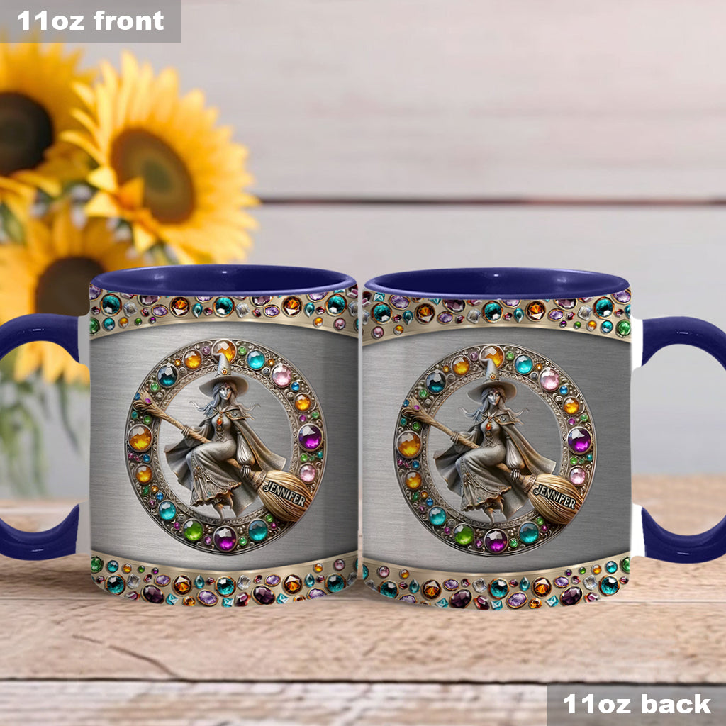 Personalized Witch Accent Mug Beautiful Witch Unique Gift For Mother - Image 3