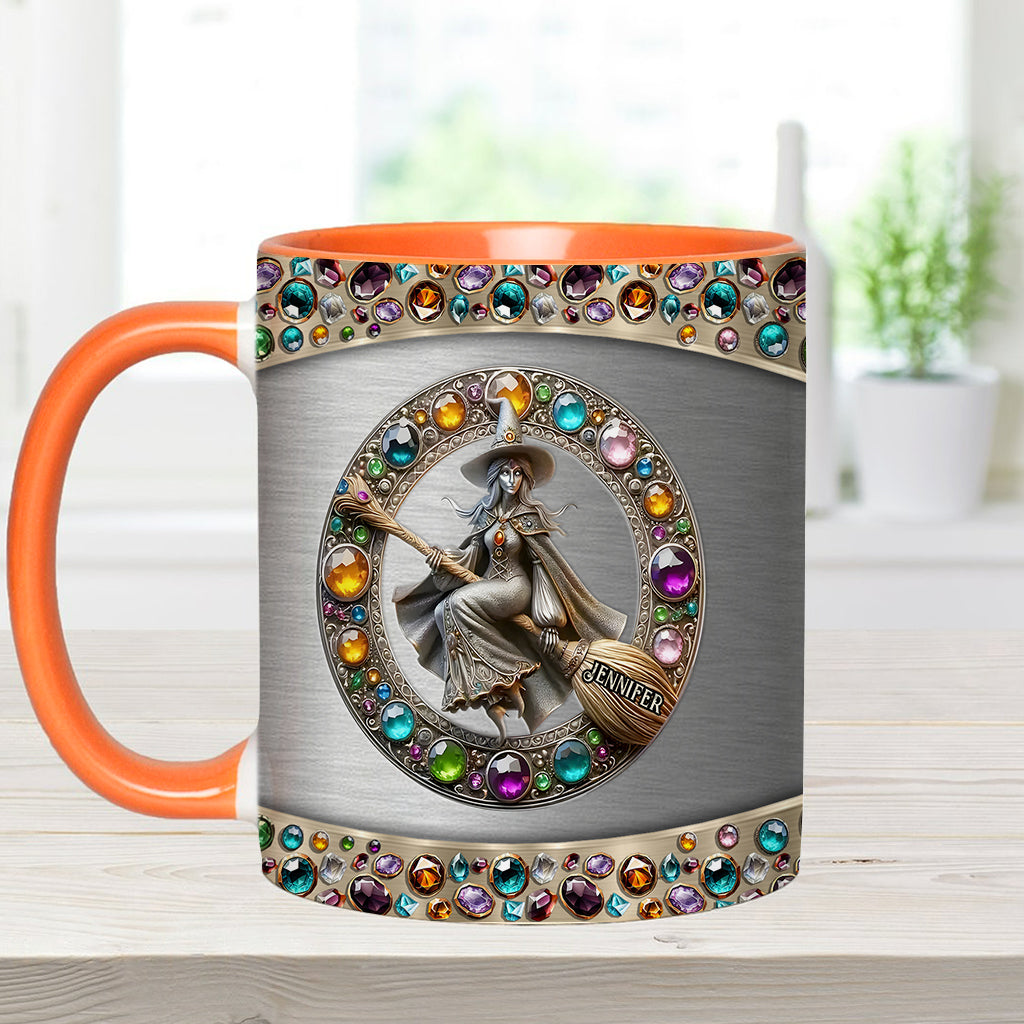 Personalized Witch Accent Mug Beautiful Witch Unique Gift For Mother - Image 11