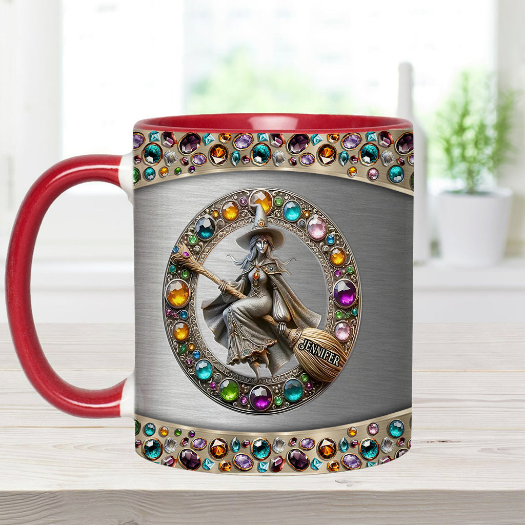 Personalized Witch Accent Mug Beautiful Witch Unique Gift For Mother - Image 7