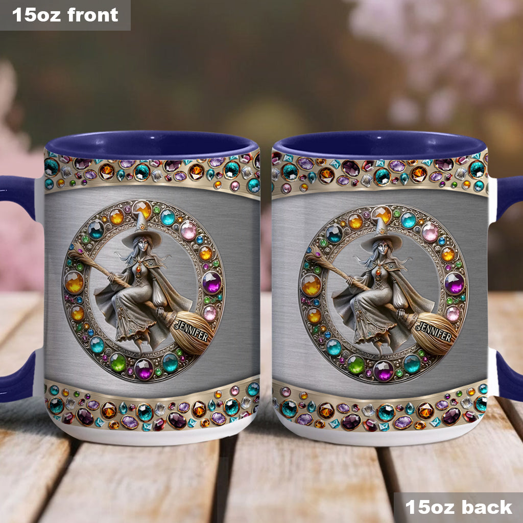 Personalized Witch Accent Mug Beautiful Witch Unique Gift For Mother - Image 4