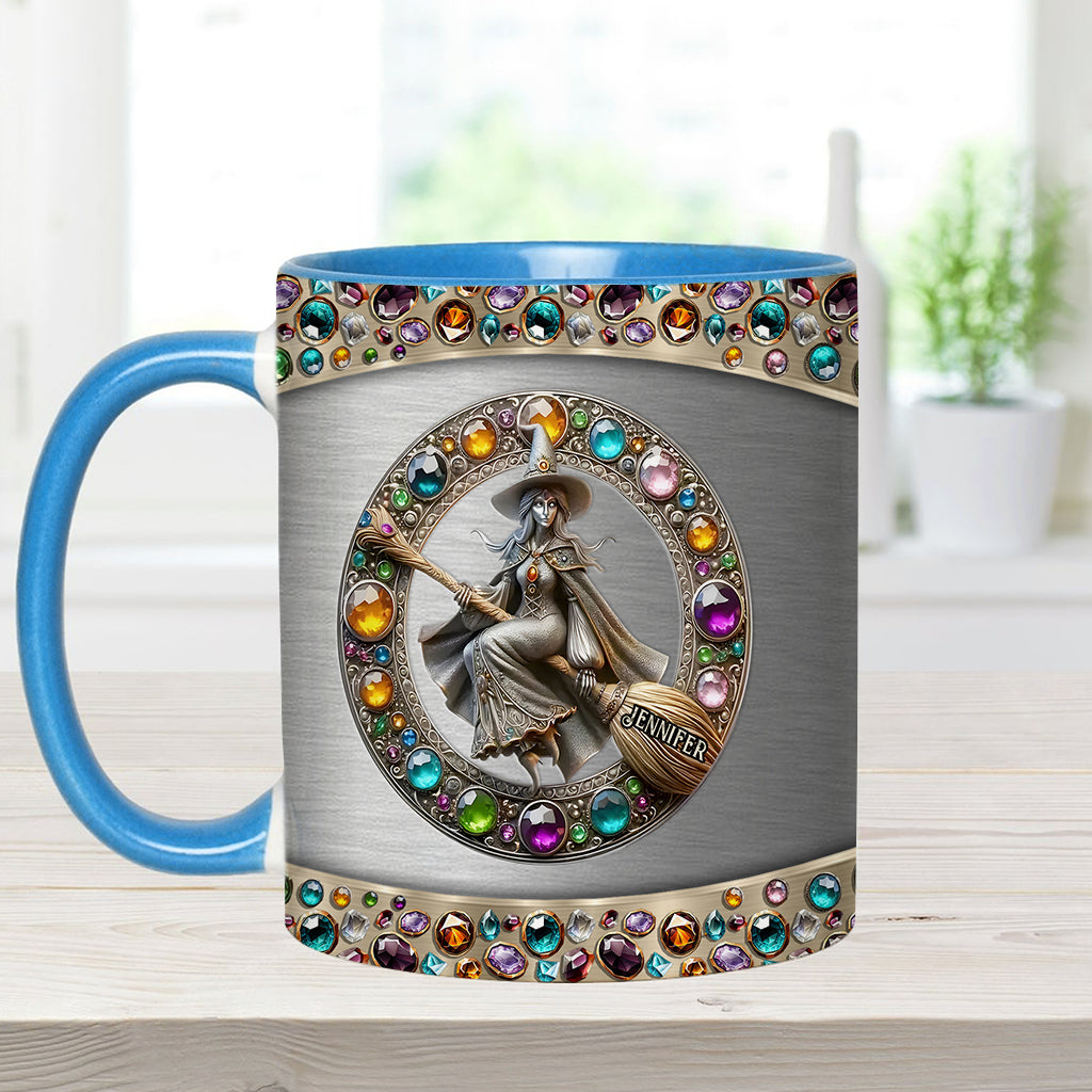 Personalized Witch Accent Mug Beautiful Witch Unique Gift For Mother - Image 9