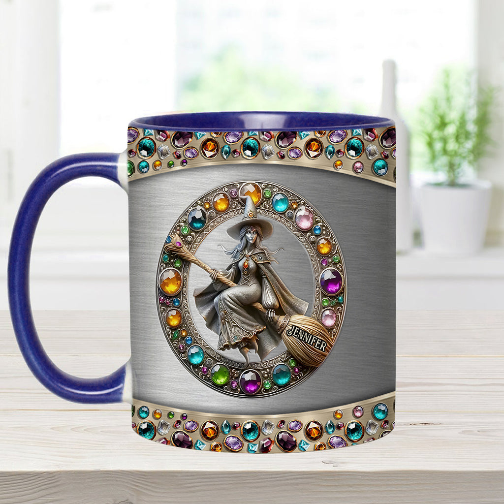 Personalized Witch Accent Mug Beautiful Witch Unique Gift For Mother - Image 10