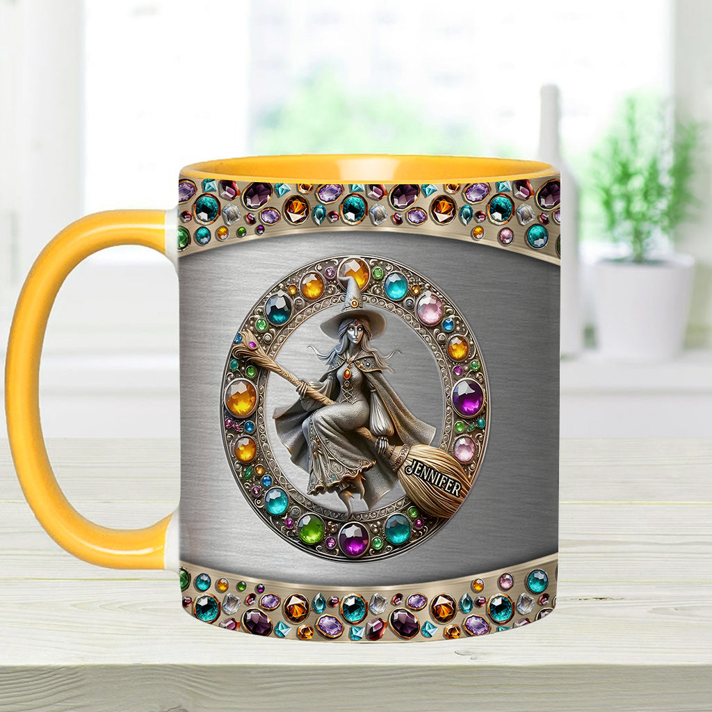 Personalized Witch Accent Mug Beautiful Witch Unique Gift For Mother - Image 13