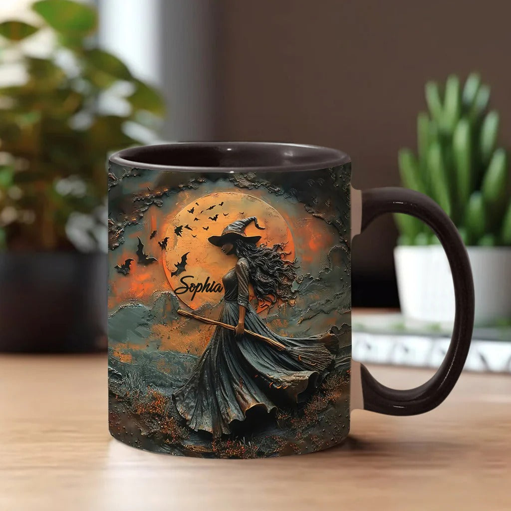 Personalized Witch Accent Mug Beautiful Witch Unique Gift For Mother's Day - Image 3