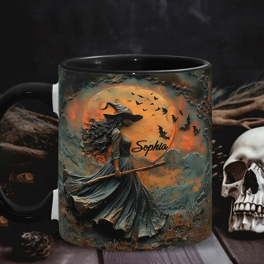 Personalized Witch Accent Mug Beautiful Witch Unique Gift For Mother's Day