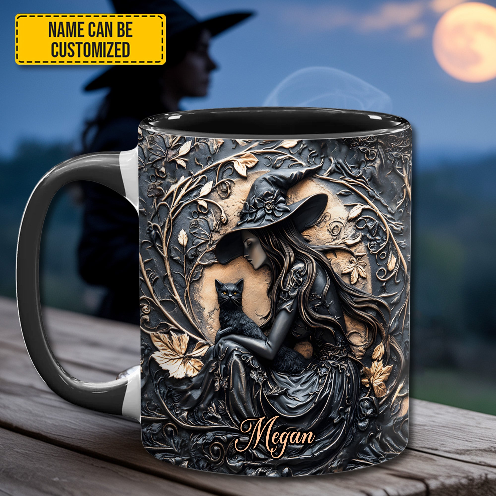 Personalized Witch Accent Mug Mystery Witch Unique Gift For Brother - Image 3