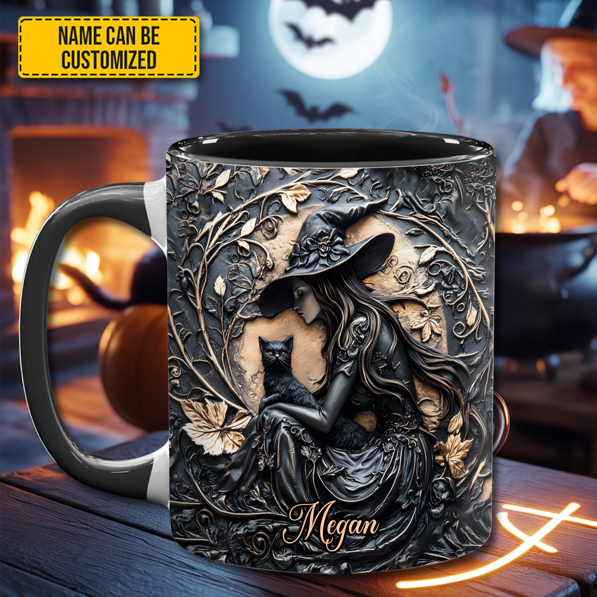 Personalized Witch Accent Mug Mystery Witch Unique Gift For Brother - Image 4