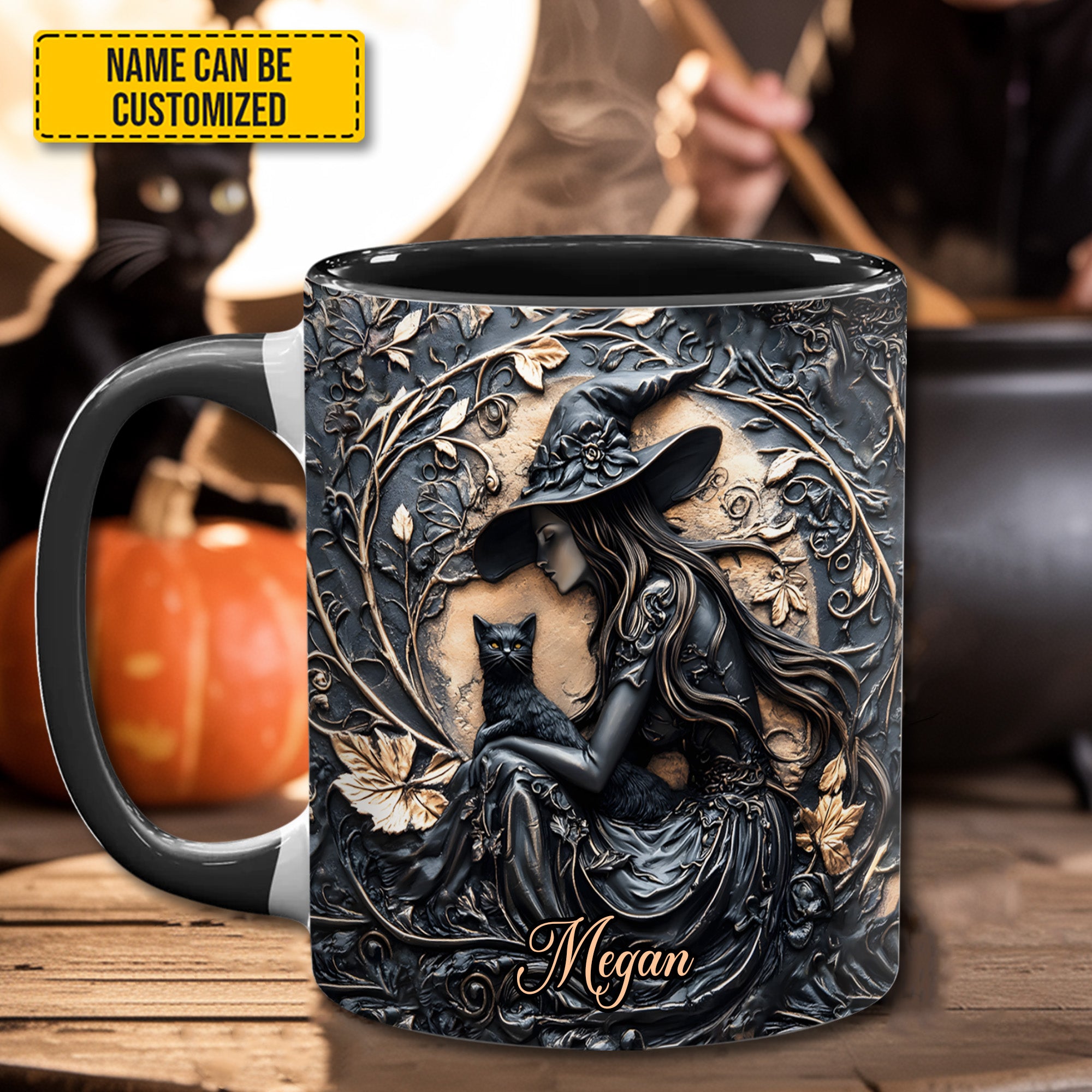 Personalized Witch Accent Mug Mystery Witch Unique Gift For Brother - Image 2