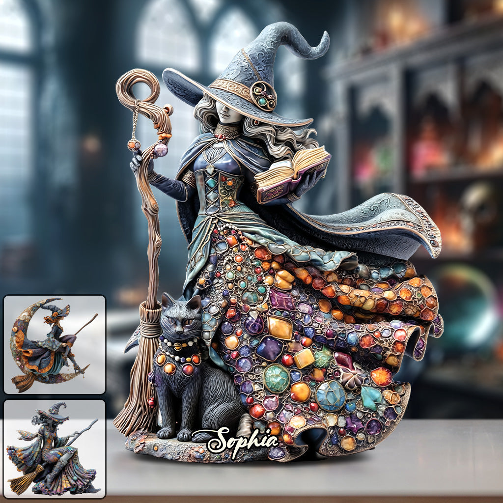 Personalized Witch Custom Shaped Acrylic Plaque Magical Witch Gift Ideas For Witchy Friends