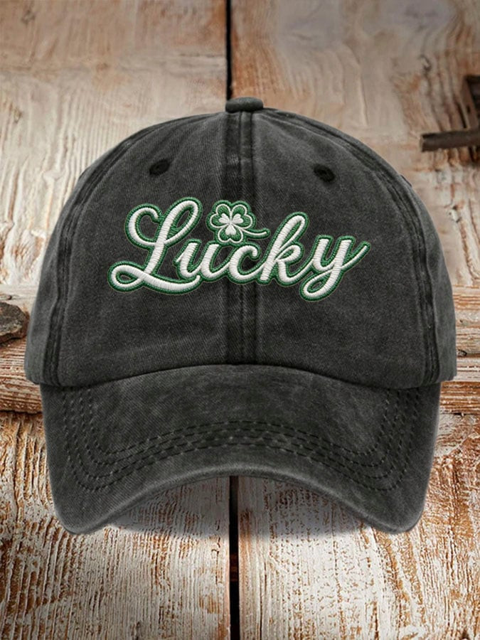 Saint Patrick's Day Lucky Hat Embroidered St Patrick's Day Hat Gifts For Irish - Image 2