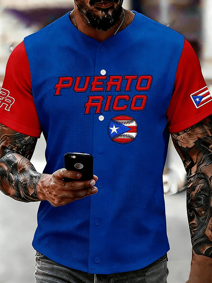 Team Puerto Rico WBC 2026 Baseball Jersey World Baseball Classic Clothing Gifts For Fans - Image 2