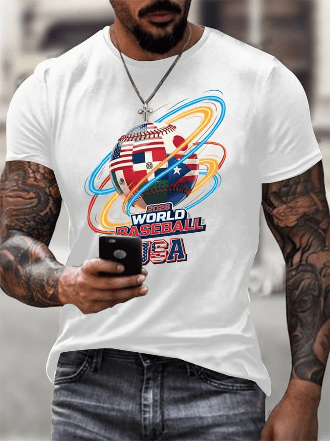 Team USA WBC 2026 Shirt World Baseball Classic Merch Best WBC 2026 Shirts Baseball Fan Gifts - Image 2