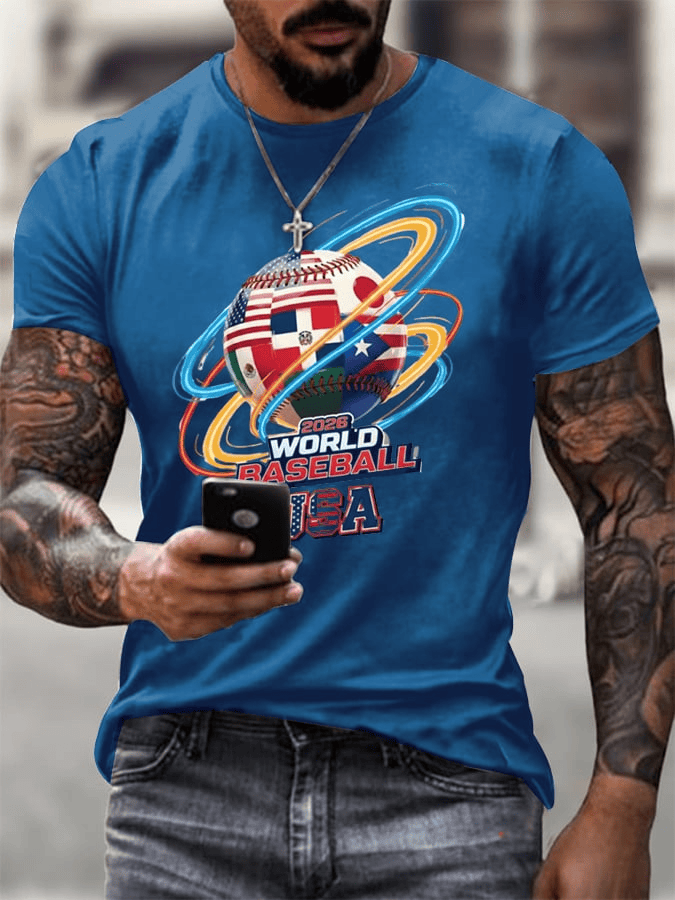 Team USA WBC 2026 Shirt World Baseball Classic Merch Best WBC 2026 Shirts Baseball Fan Gifts - Image 3