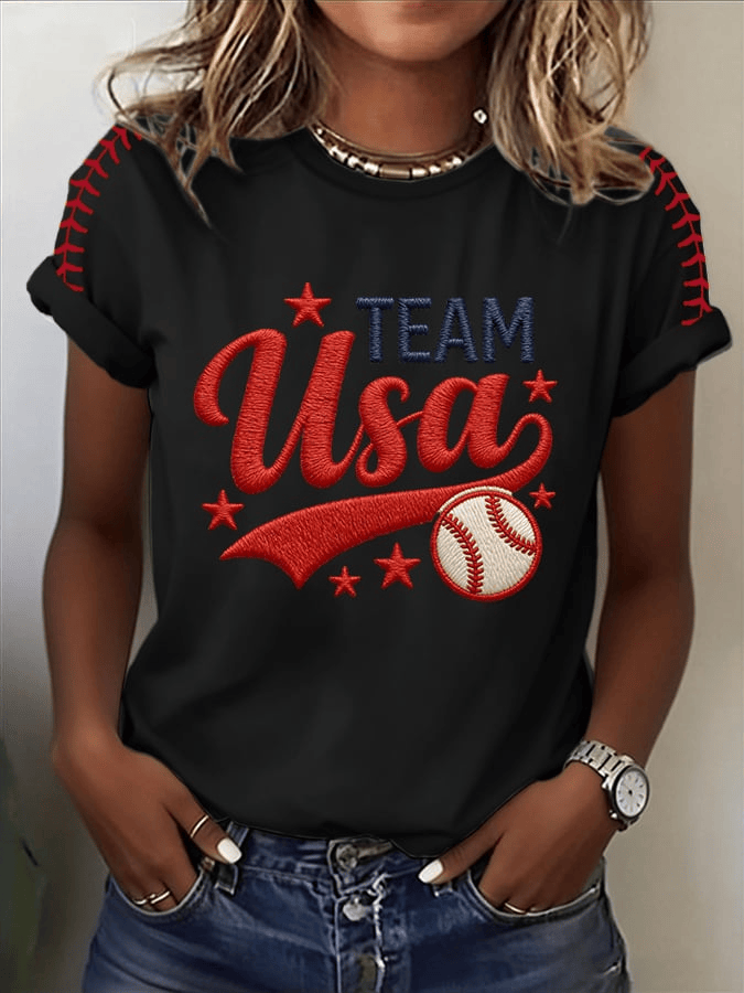 Team USA WBC 2026 T-Shirt For Women's World Baseball Classic 2026 Shirts Team USA Merch Gifts