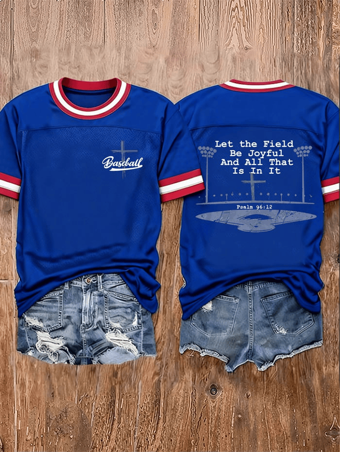 Team USA World Baseball Classic 2026 Jersey Let The Field Be Joyful Shirt WBC 2026 Merchandise - Image 2