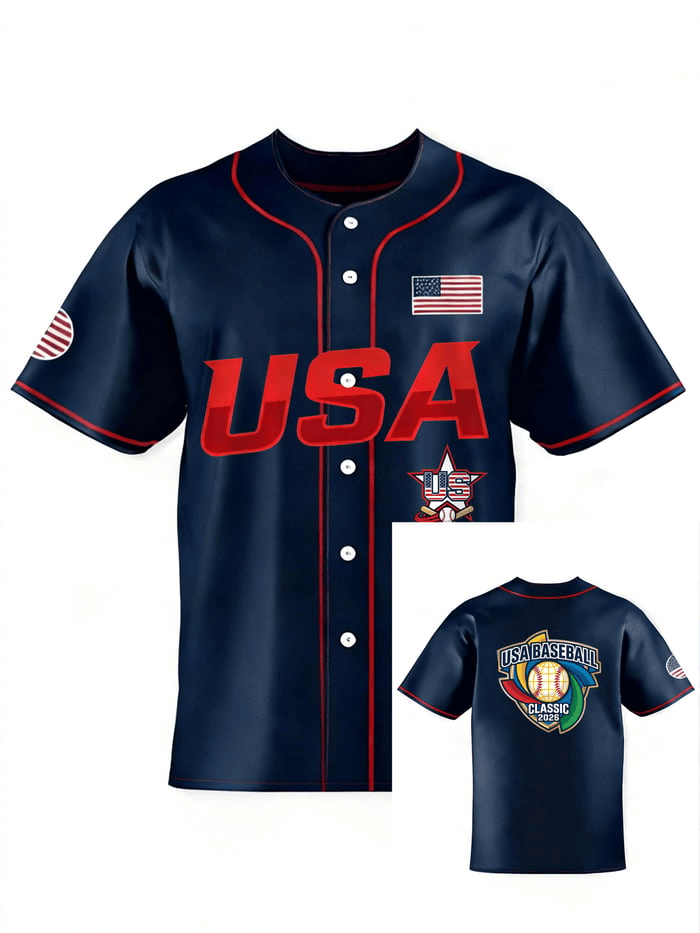 Team USA World Baseball Classic 2026 Jersey Team USA Baseball Jerseys WBC 2026 Merch - Image 2