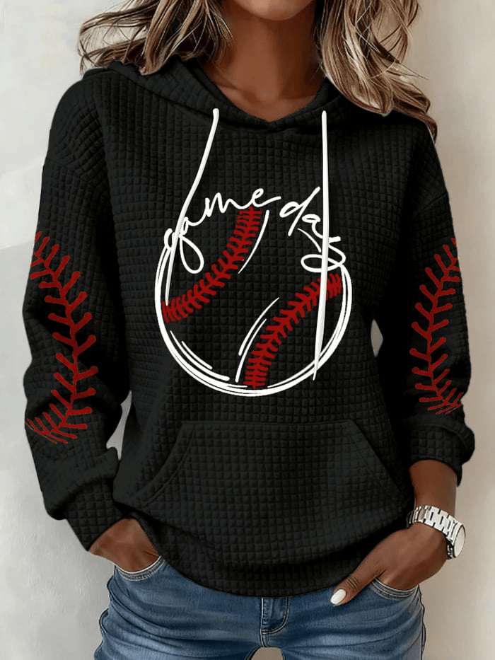 Team USA World Baseball Classic 2026 Waffle Hoodie Game Day Baseball Hoodie WBC 2026 Merch