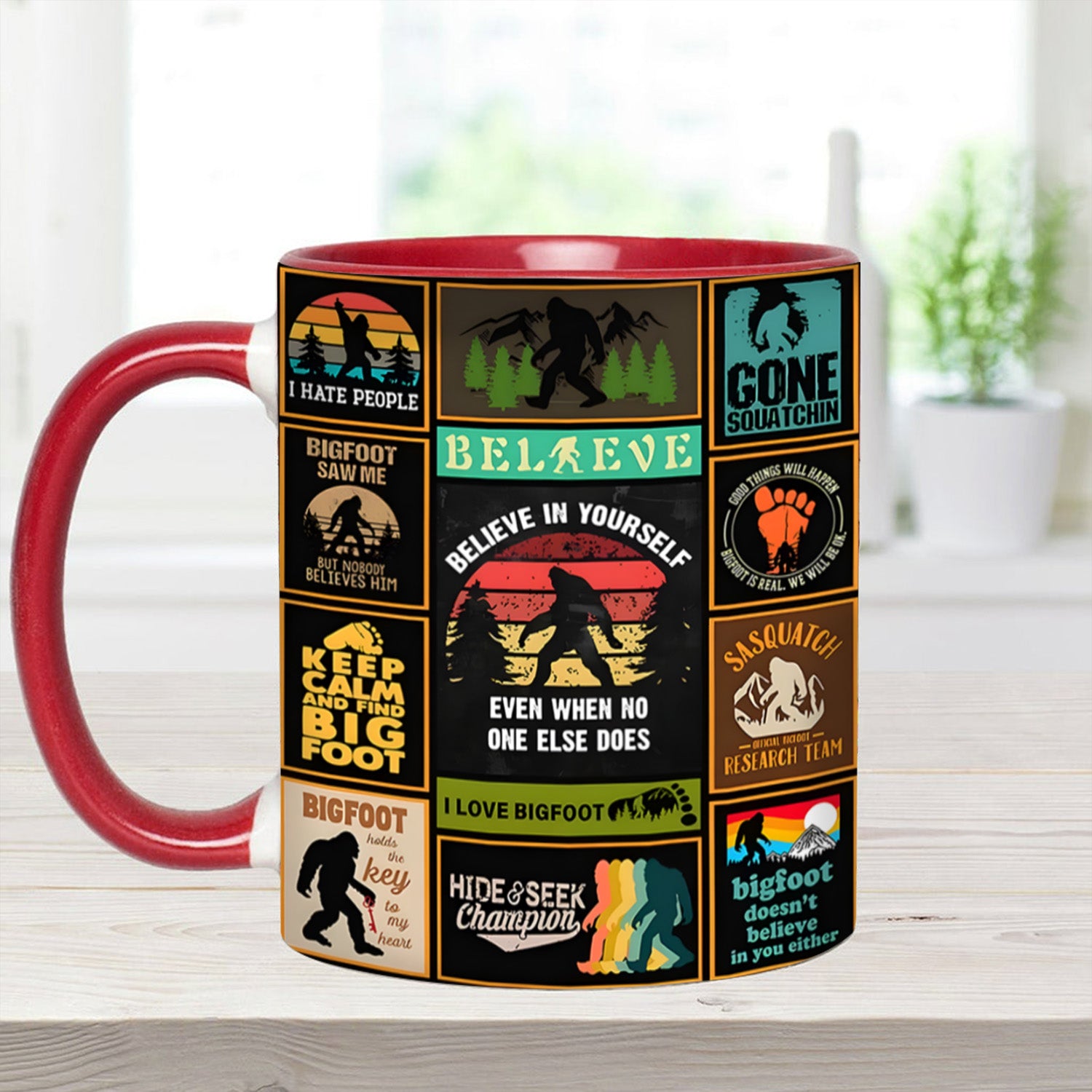 The Bigfoot Vintage Collection Accent Mug Big Foot Gift Ideas For Friends - Image 8