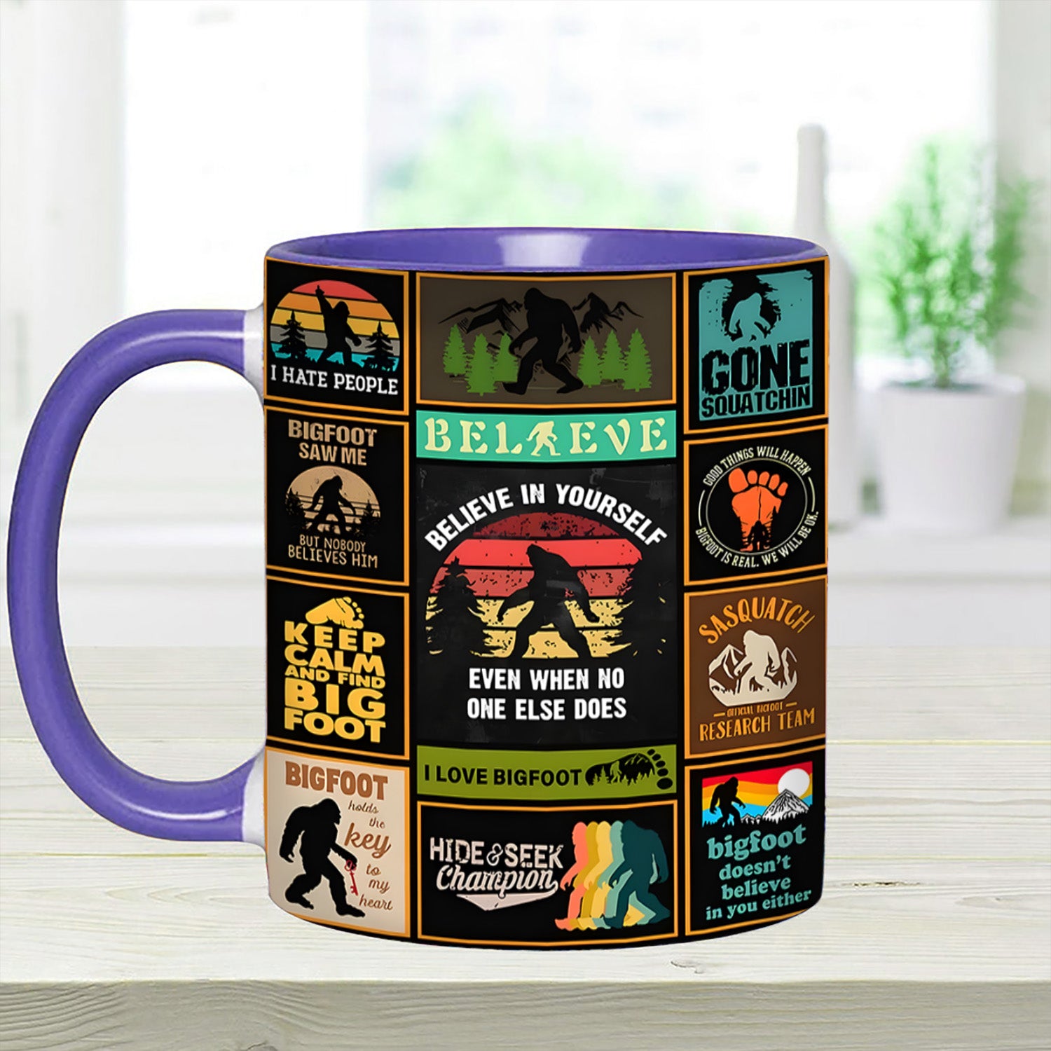 The Bigfoot Vintage Collection Accent Mug Big Foot Gift Ideas For Friends - Image 5