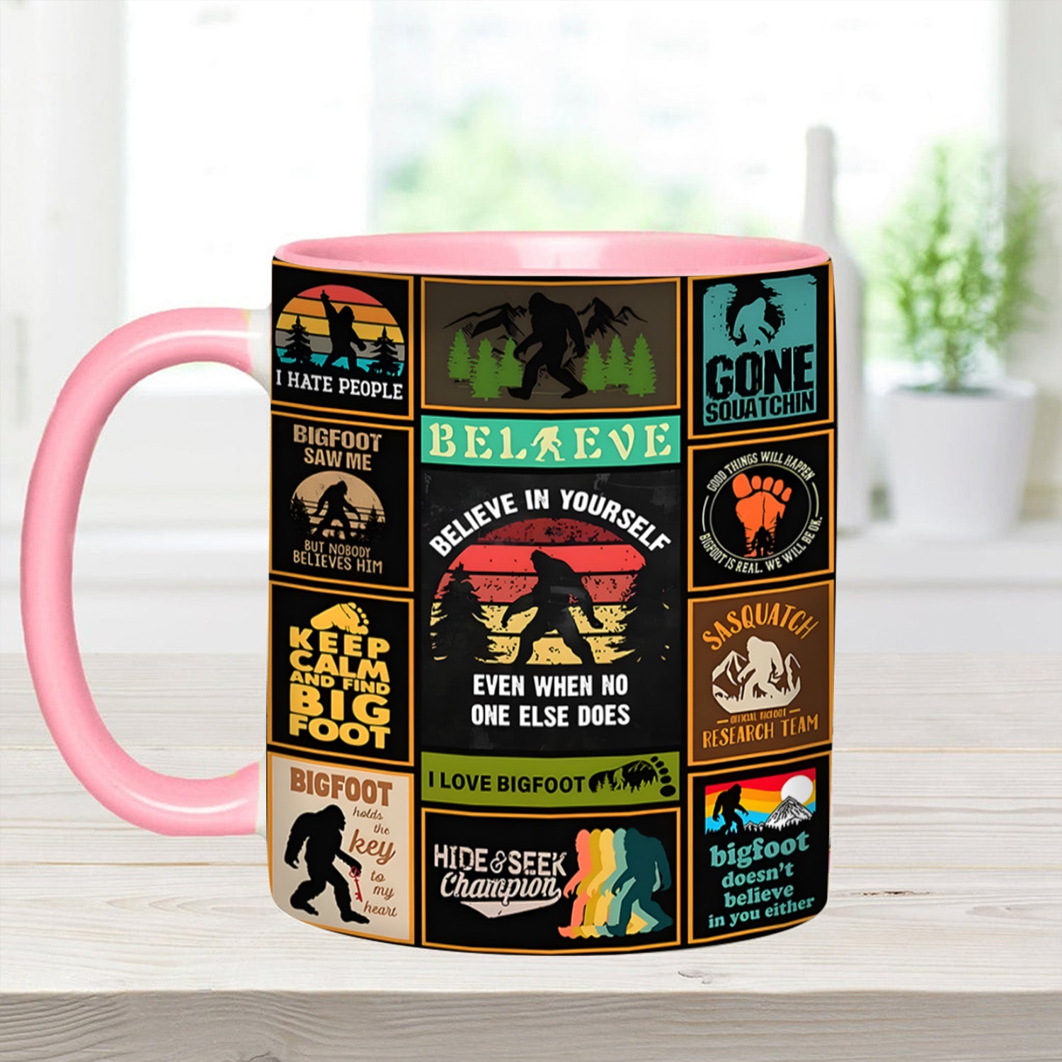 The Bigfoot Vintage Collection Accent Mug Big Foot Gift Ideas For Friends - Image 9