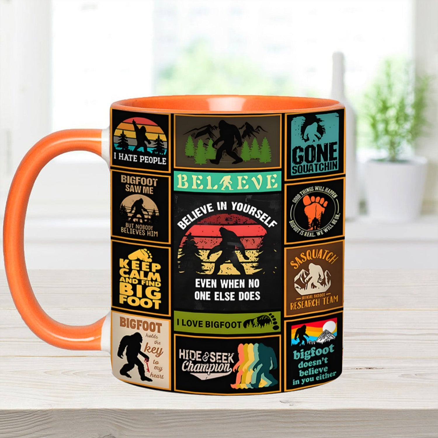 The Bigfoot Vintage Collection Accent Mug Big Foot Gift Ideas For Friends - Image 4
