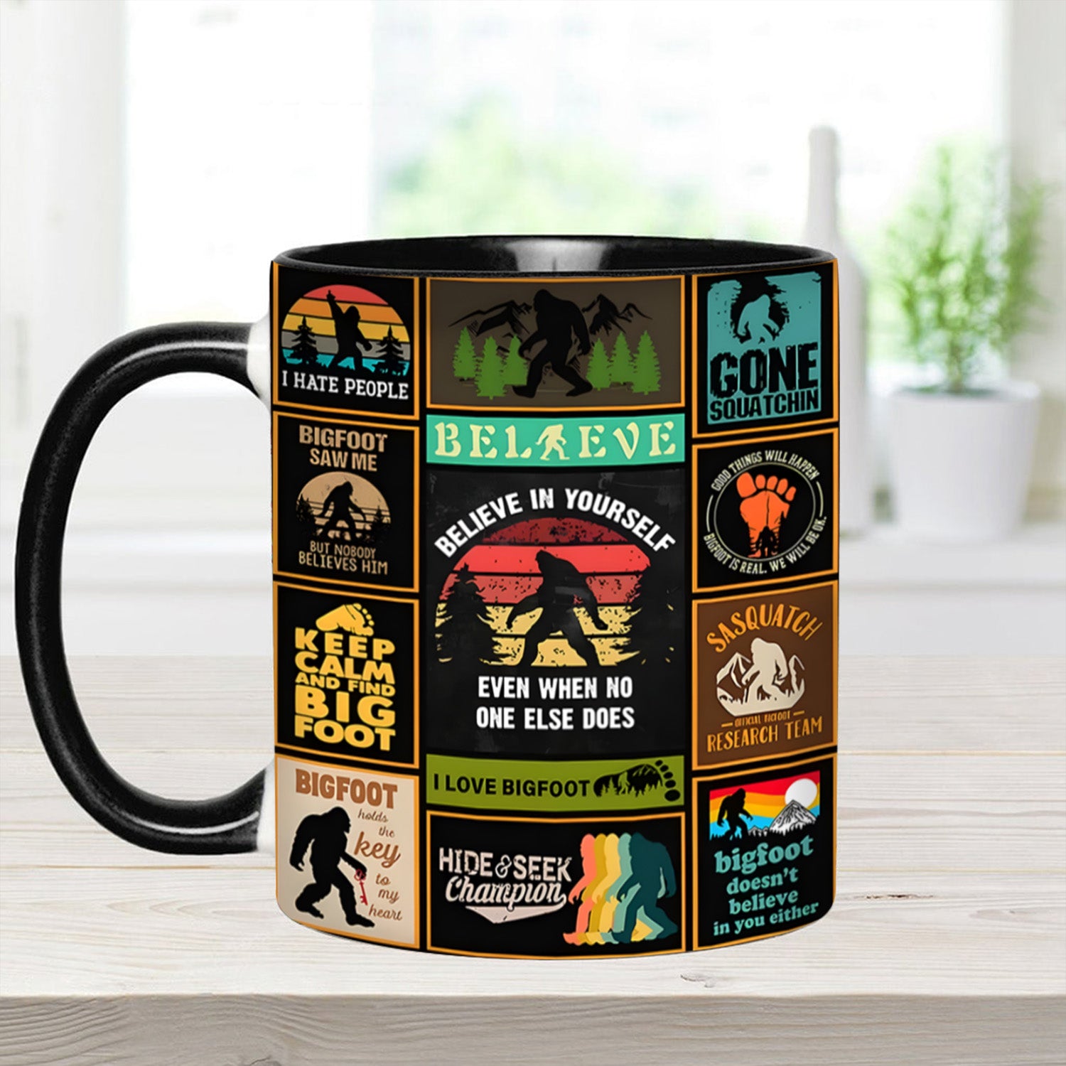 The Bigfoot Vintage Collection Accent Mug Big Foot Gift Ideas For Friends - Image 7
