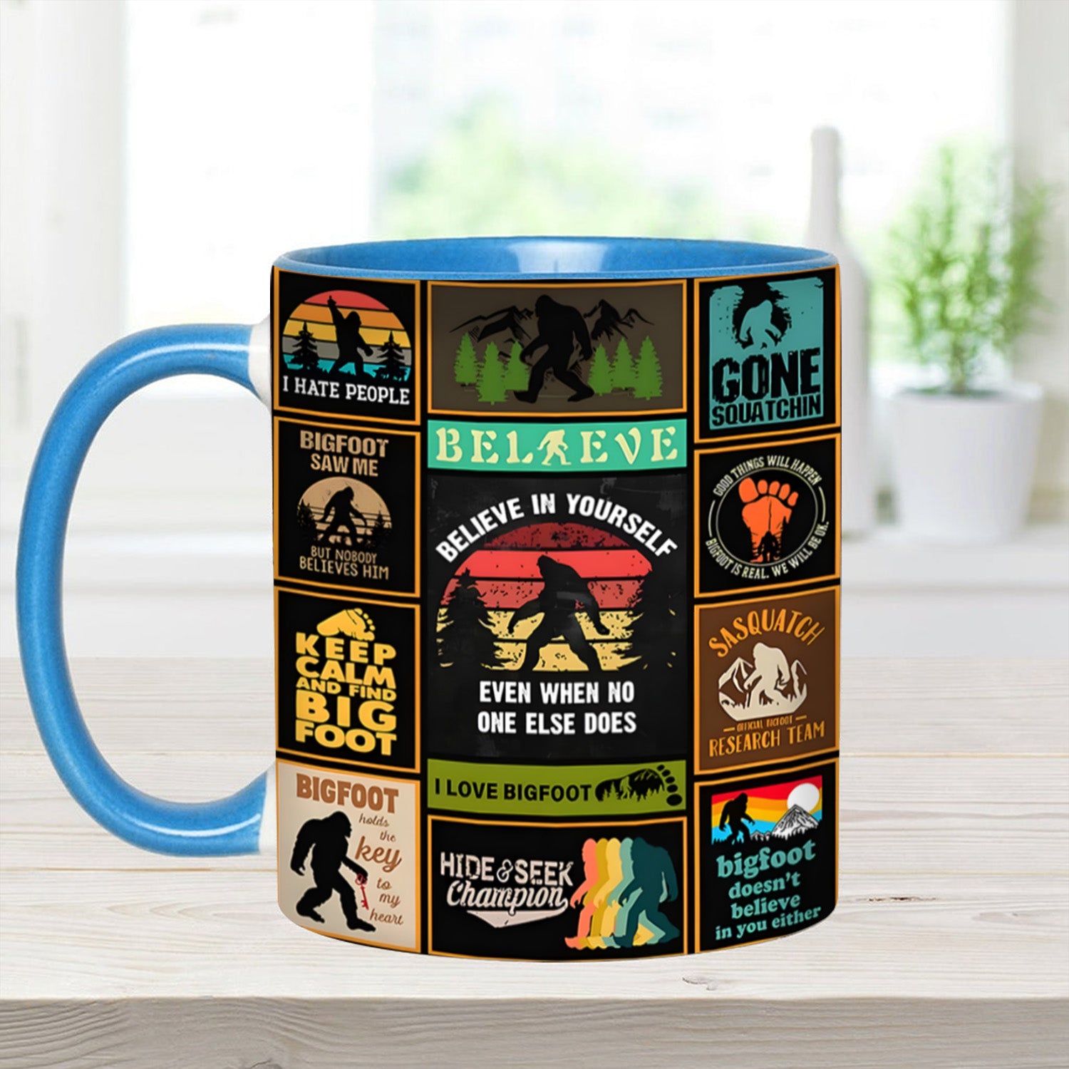 The Bigfoot Vintage Collection Accent Mug Big Foot Gift Ideas For Friends - Image 3