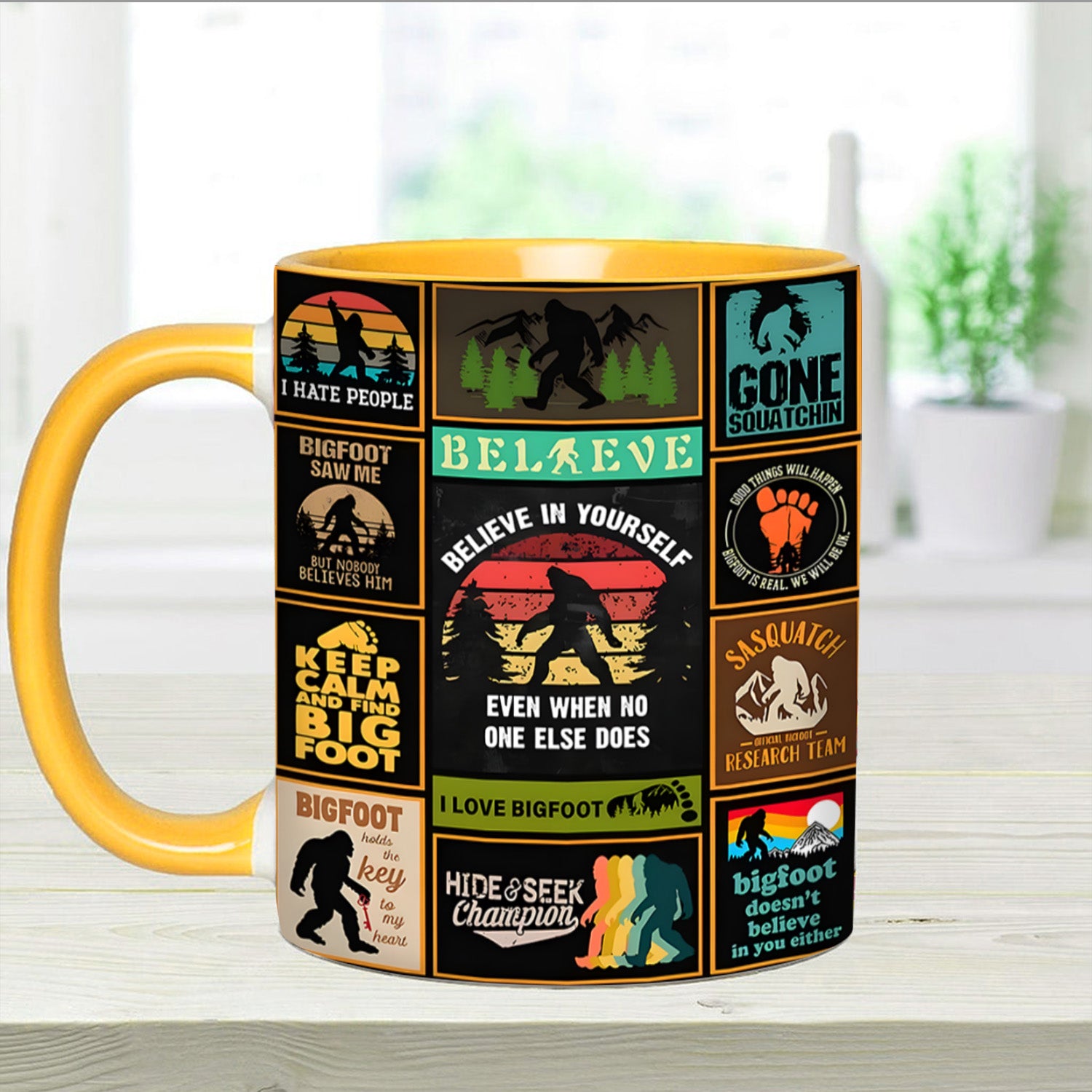 The Bigfoot Vintage Collection Accent Mug Big Foot Gift Ideas For Friends - Image 6