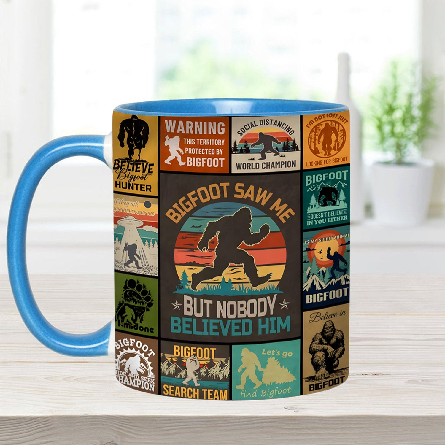 The Bigfoot Vintage Collection Accent Mug Gifts For People Who Like Bigfoot - Image 3