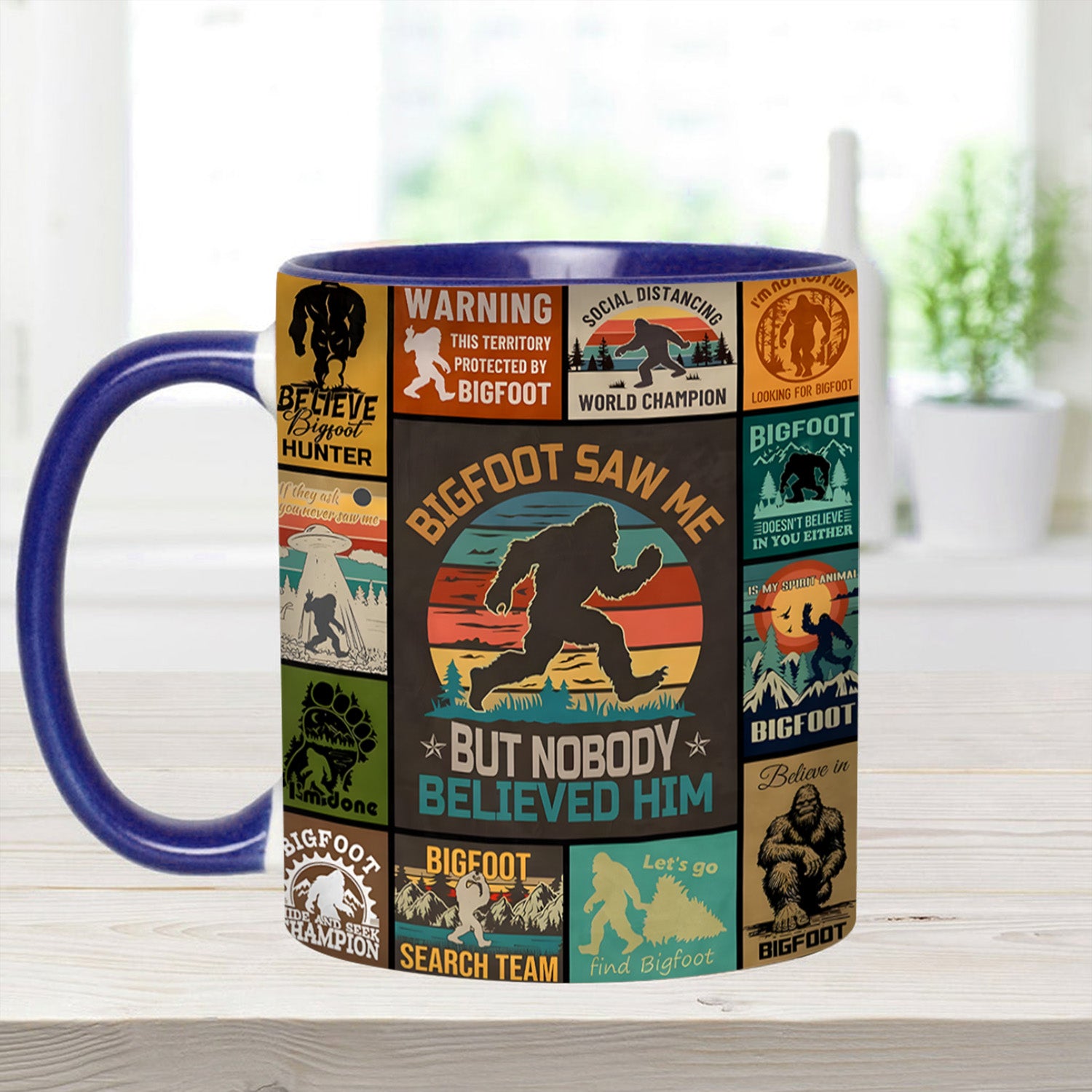 The Bigfoot Vintage Collection Accent Mug Gifts For People Who Like Bigfoot - Image 9