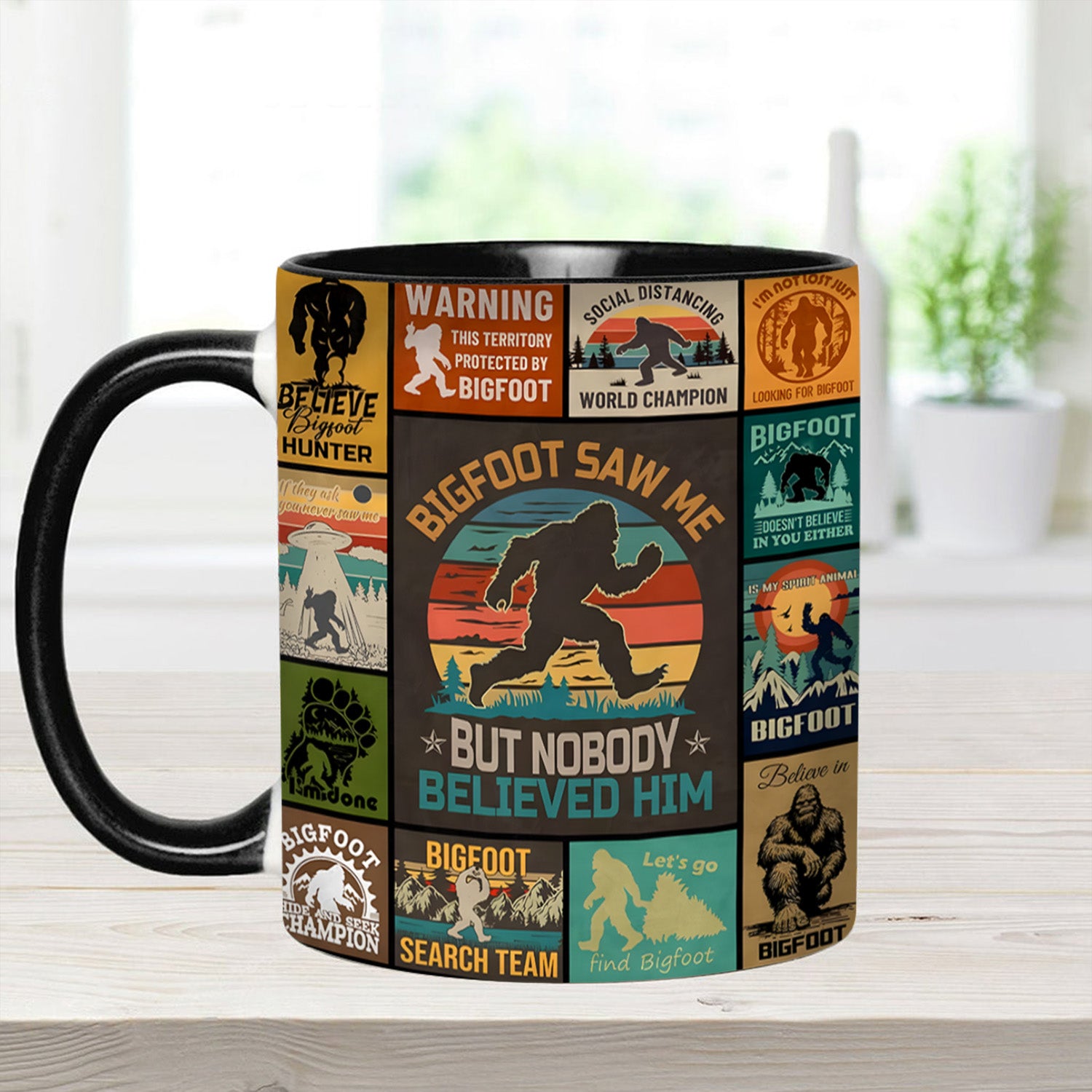 The Bigfoot Vintage Collection Accent Mug Gifts For People Who Like Bigfoot - Image 7