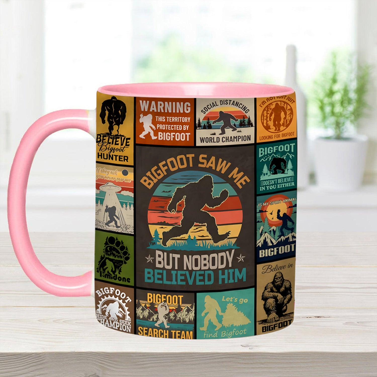 The Bigfoot Vintage Collection Accent Mug Gifts For People Who Like Bigfoot - Image 10